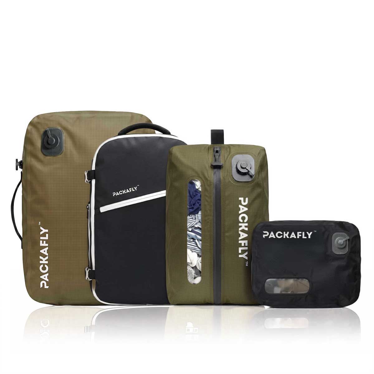 Obsidian / 12L+20L+30L Vacuum Bag - Forest Green