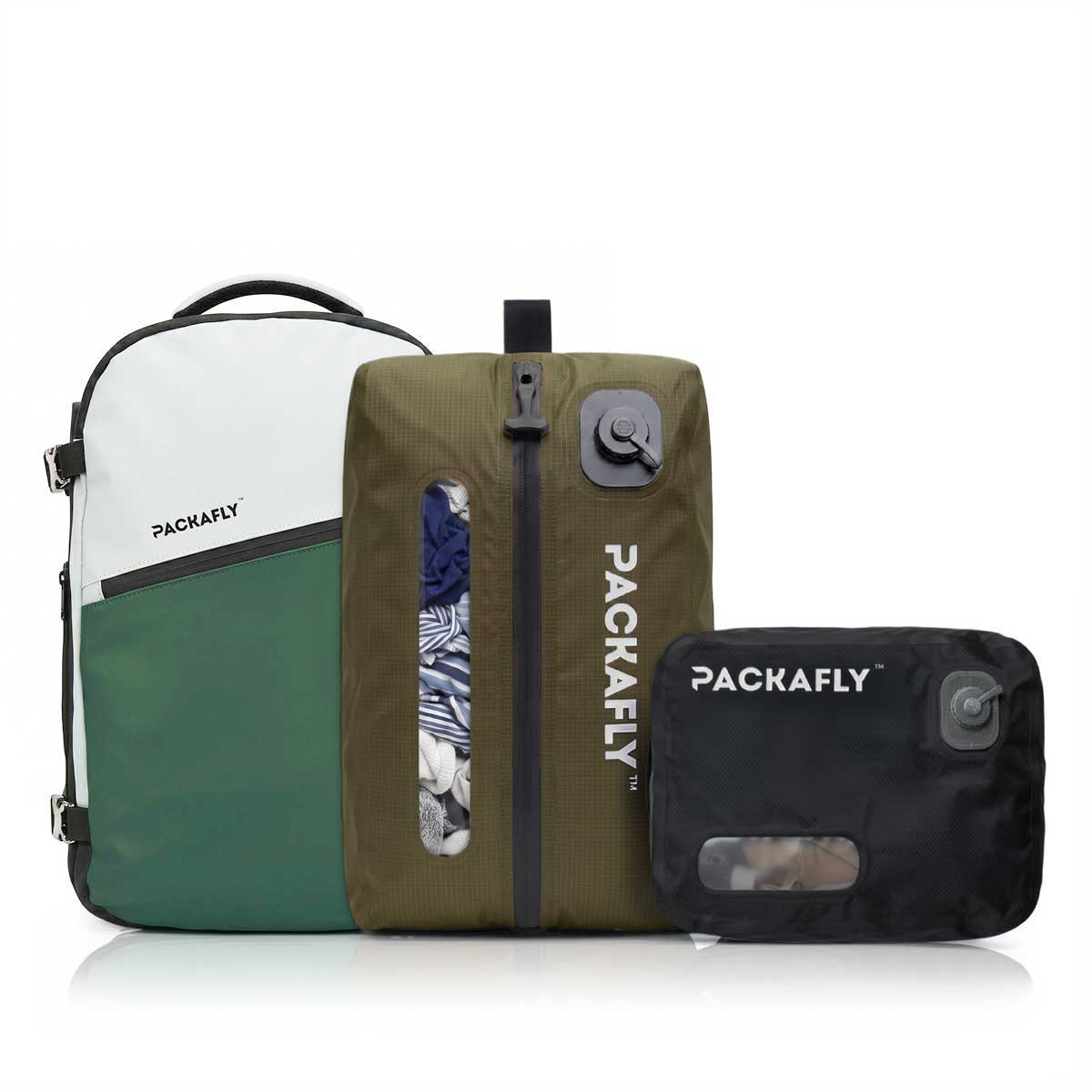 Evergreen / 12L+20L Vacuum Bag - Forest Green